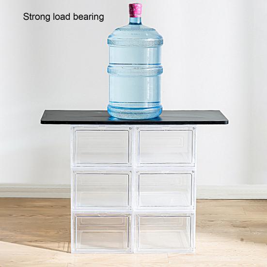 Прочная коробка для кроссовок, компактный органайзер для обуви для ежедневного использования