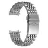 20 мм 22 мм для Seiko Роскошный цельный браслет из нержавеющей стали для Юбилейного браслета с изогнутыми концами для мужчин Регулируемые ремешки со складной застежкой