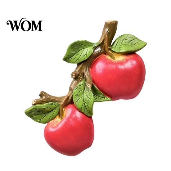Adhesive Switch Plate Fruit Wall Stickers, Creative Kitchen 3D Cute Socket Surround Decor Decorative Decor, Resin Waterproof Decal Bedroom Aesthetic