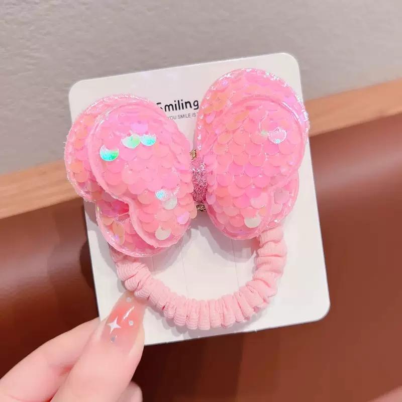 Girls Elastic Hair Bands Children Hair Scrunchies Kids Hair Accessories Party Birthday Gift Headwear