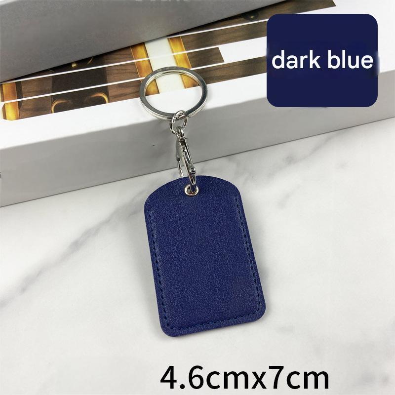 Кожаный держатель для карточек, многоцветный многостильный дверной датчик, держатель для карточек контроля доступа из искусственной кожи