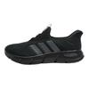 adidas Cloudfoam Амортизация Дышащие Легкие Низкие Кроссовки для Бега Унисекс Черные KJ5915