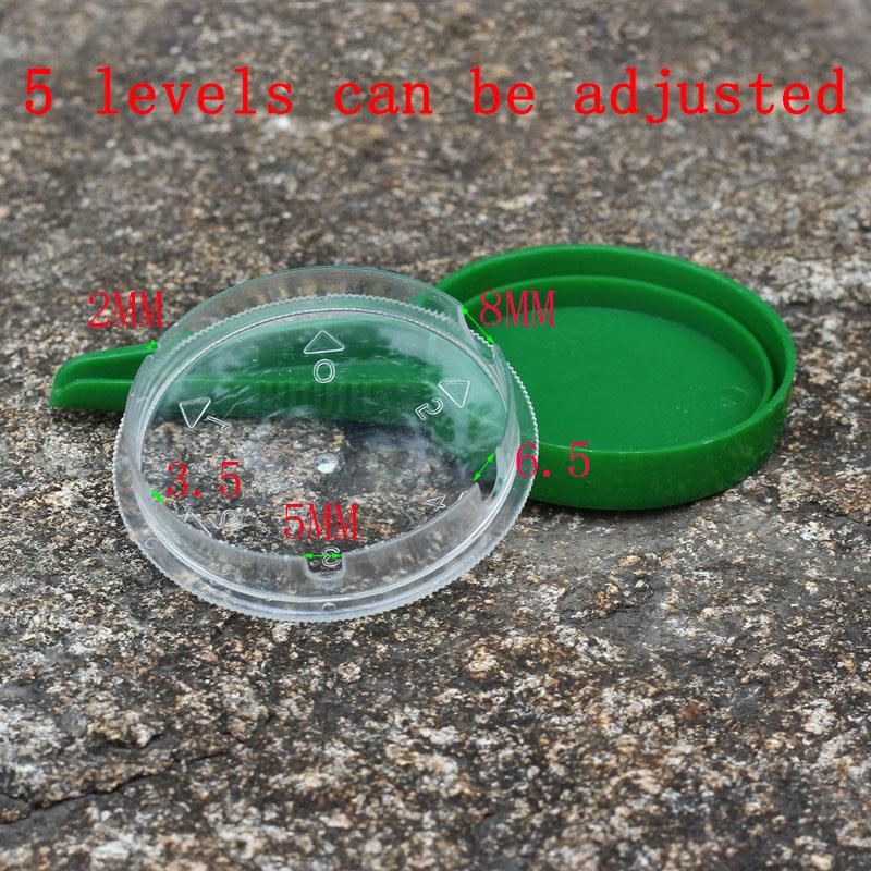5 Gear Adjustable 1Pcs Plastic Seed Sower Planter Gardening Supplies Hand Held Garden Plant Tool Flower Plant Seeder 2Color