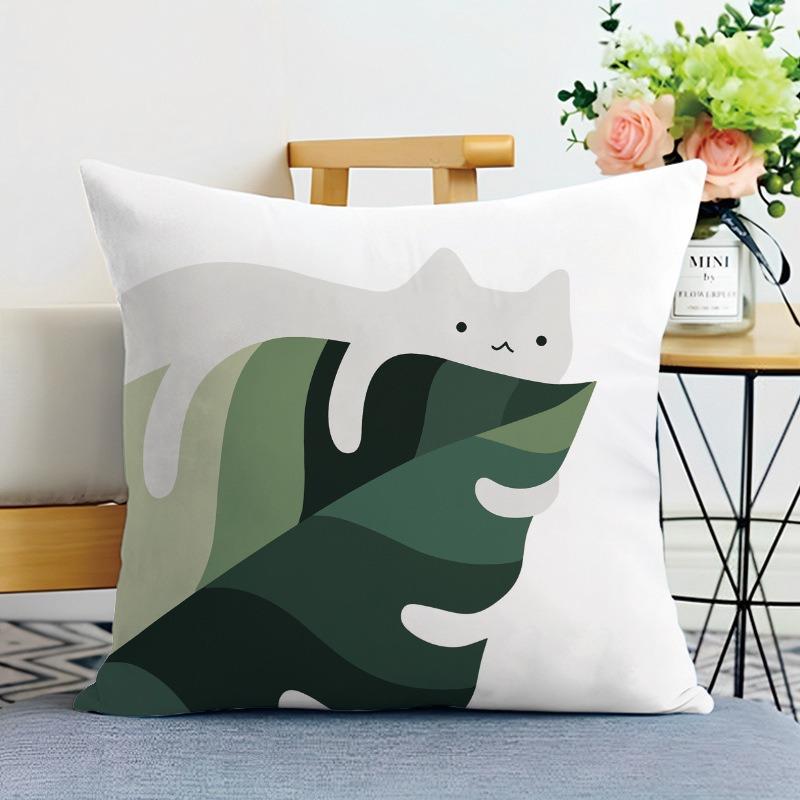 Декоративная наволочка Morandi Color Matching Print для спальни, гостиной, квадратная подушка, наволочка
