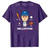 Shohei Ohtani Los Angeles Baseball HellOhtani MLBPA T-Shirt Cute Baseball Lover Graphic Tee Short Sleeve Top Lovely Novelty Gift