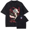 BLEACH Anime Lover Washed T shirt Year round clothing personality Clothes Plus Size Unisex high quality hot product high quality