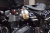 Motone MMU508 Крышка дроссельной заслонки Bonneville T120 Saxton/R/RS Bobber Ребро Латунь Кованая