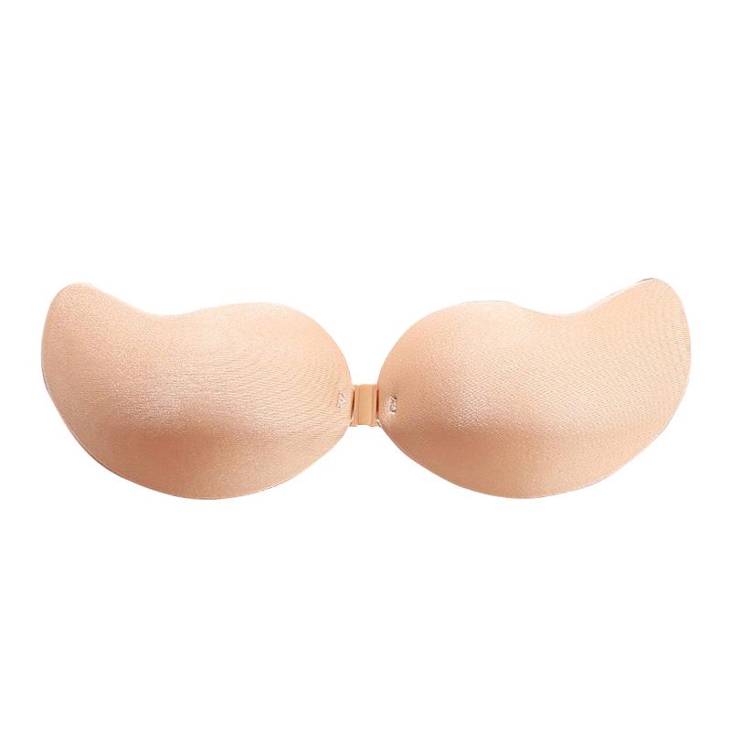 Mango Silicone Wire-Free Strapless Invisible Bra with Nipple Covers for Wedding Dress