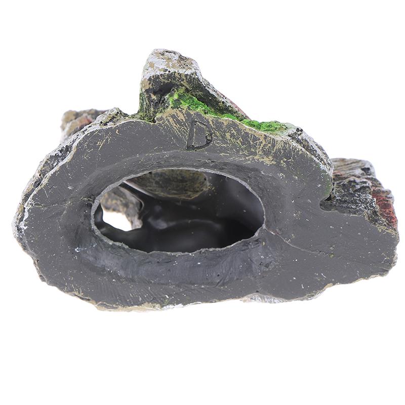 Вид на горы Аквариум Рок Пещера Дерево Мост Аквариум Орнамент Рокарий Декор