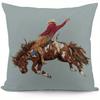 pc Western Cowboy Horse Throw Pillow Cover D DoubleSided Print Soft Polyester Cushion Case for Home Sofa Bedroom Car Interio