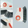 Double Window Cleaning Tool With Soft Bristles And Hanging Hole Space Saving Kitchen Bathroom Essential