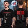 Marilyn Manson Freaks On Tour 2026 Red Cross Unisex T-Shirt