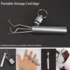 Tool Oral Care Tooth Pick Toothpick Pocket Set Stainless Steel Toothpick Set Keychain Holder