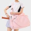 Solid Color Sports Fitness Bag Large Capacity Tennis Crossbody Bag Badminton Bag  Women