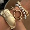 Bracelet Hot-selling Ring African Wide Bracelet, Fashionable Imitation Pearl Irregular Bracelet Jewelry