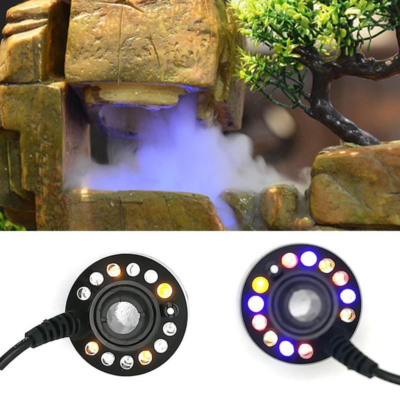 Светодиодный цветной аквариум для рептилий, домашних питомцев, генератор тумана, освещение для рептилий, амфибий, распылитель