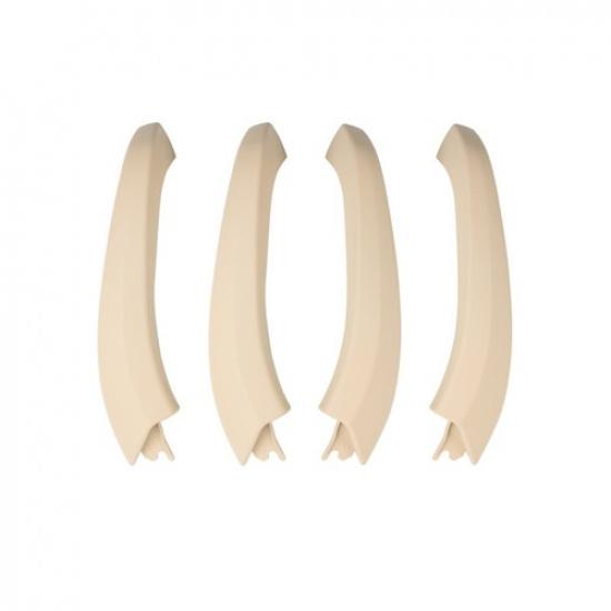 Beige Color ABS Car Interior Door Handle Cover Part For BMW X3 X4 G01 G02 19-24