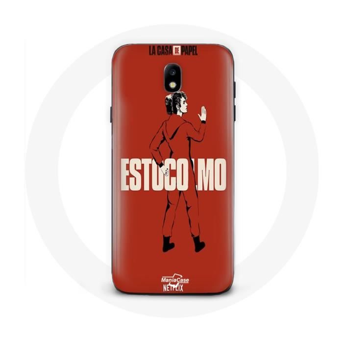 Coque pour Samsung Galaxy J5 2017 La Casa De Papel Estocolmo dessin