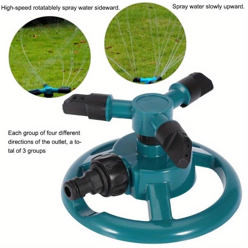 Garden Sprinklers Automatic Watering Grass Lawn 360 Degree Rotating Water Sprinkler 3 Arms Nozzles Garden Irrigation Tools