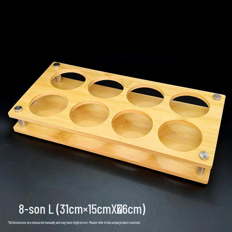Elegant Portable Wine Rack & Glass Holder Set - High-End Barware & Decor
