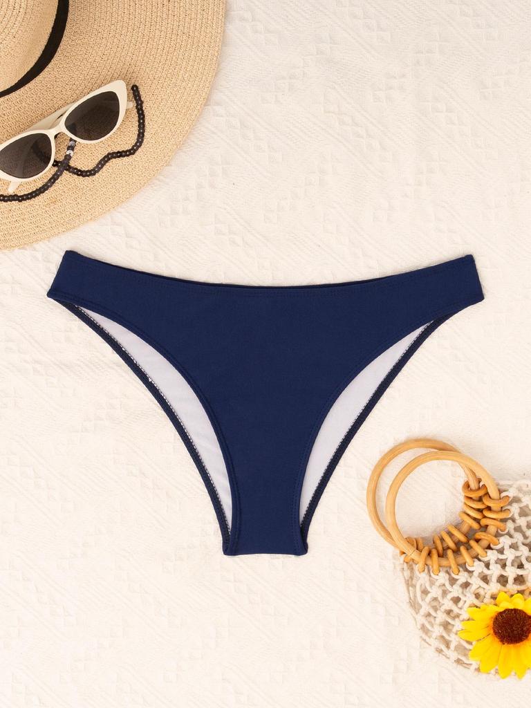 2025 Solid Color Split Bikini Swimwear