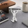 Современный держатель для ручек, 3D-печатный держатель в виде коленопреклоненного человека, Органайзер с дизайном штанги, Креативный настольный аксессуар, Карандаш для украшения рабочего стола, Офис, Дом