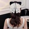 French Lace Bow Ponytail Clip Sweet Shark Clip Bohemia Holiday Style Hairpin Hair Accessories