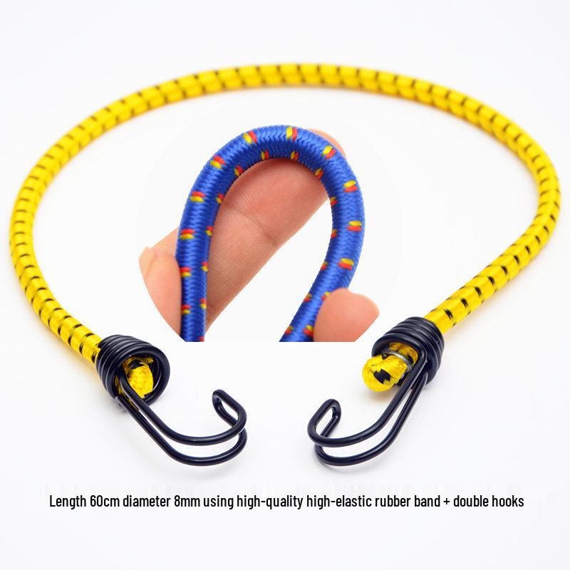 60cm Elastic Outdoor Clothesline Rope for Camping and Luggage