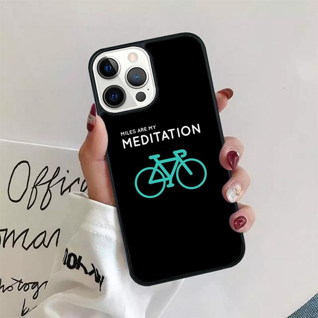 Чехол-ракушка для iPhone 17 Air 15 16 14 13 12 Pro Max 11 Pro Max Plus с изображением велосипедиста на шоссейном велосипеде