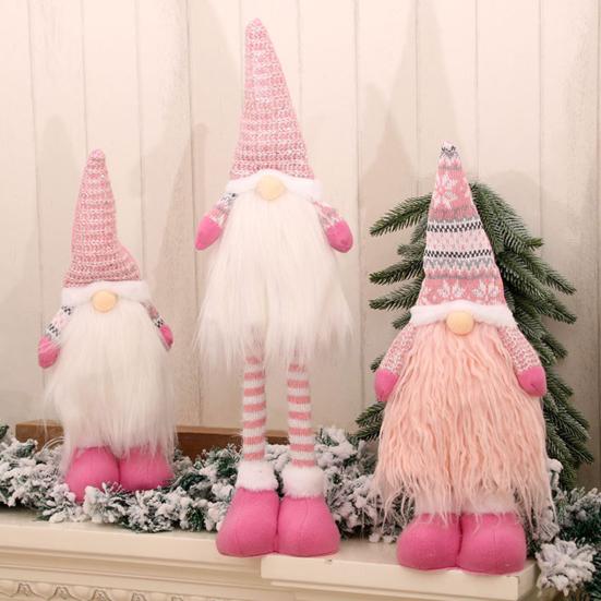 Yousheng Рождественская Безликая Кукла Очаровательный Гном Украшение Телескопические Ноги Плюшевая Карликовая Кукла для Украшения Дома Праздника