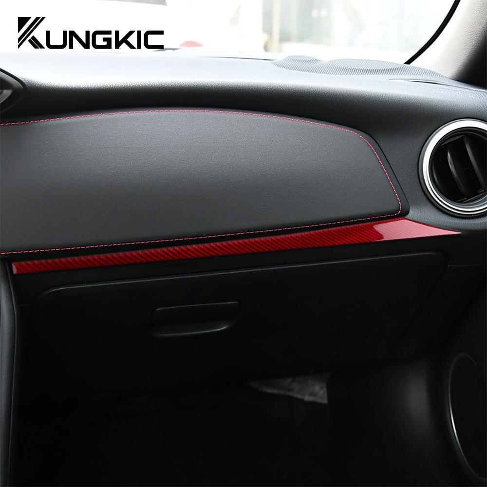 Carbon Fiber Style Interior Moulding for Subaru BRZ Toyota GT86 2012-2020 LHD RHD Dashboard Strip