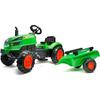 Педальный трактор X-Tractor - - Открывающийся капот и Прицеп - 100% Сделано во Франции - 50% переработанного пластика - С 2 лет