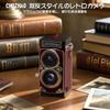 CHUZHAO Мини-ретро цифровая камера - Компактная цифровая камера в винтажном стиле TLR, похожая на SLR, Автофокус, Карта памяти SD 16 ГБ в комплекте, Идеальный подарок для начинающих, Т