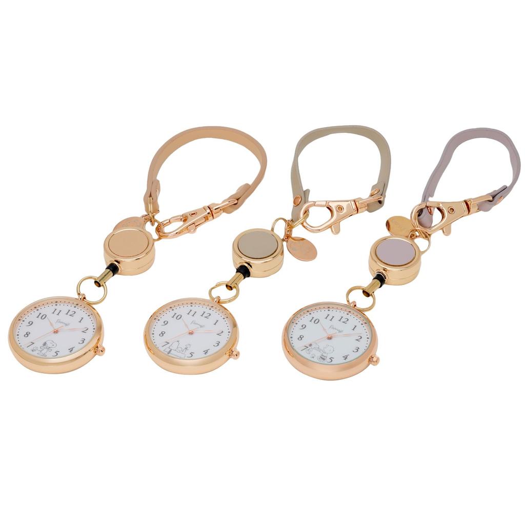 Pocket Watch Snoopy Bag Charm Purple Reel KC Watch [Fieldwork] Women's PNT037-3