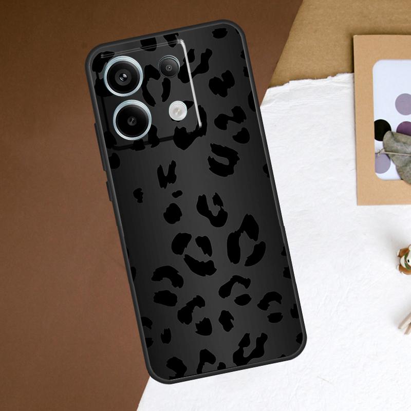 Чехол с леопардовым принтом и узором черной гепардовой шкуры для Xiaomi Redmi Note 13 Pro Plus Note 12 11 9 10 11S 10S 12S Redmi 13C 10C 12C