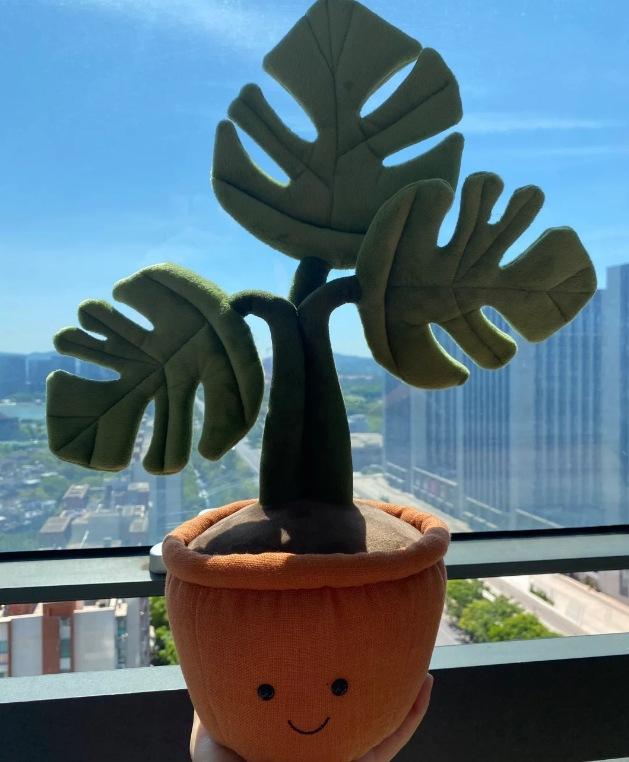 Jc Plush Potted Plant Decor Toy Sunflower Daisy Drop Stuffed Soft Comfortable Doll Home Decoration Trendy Toy Jc Plush Gift