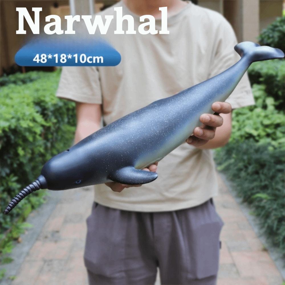 Large Size Ocean Animals Action Figures Great White Shark Model Ocean Animal Simulation