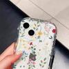 Летние цветы Прозрачный для iPhone17 для Apple 15 Чехол для мобильного телефона 13promaxR/78plus/11/12xs