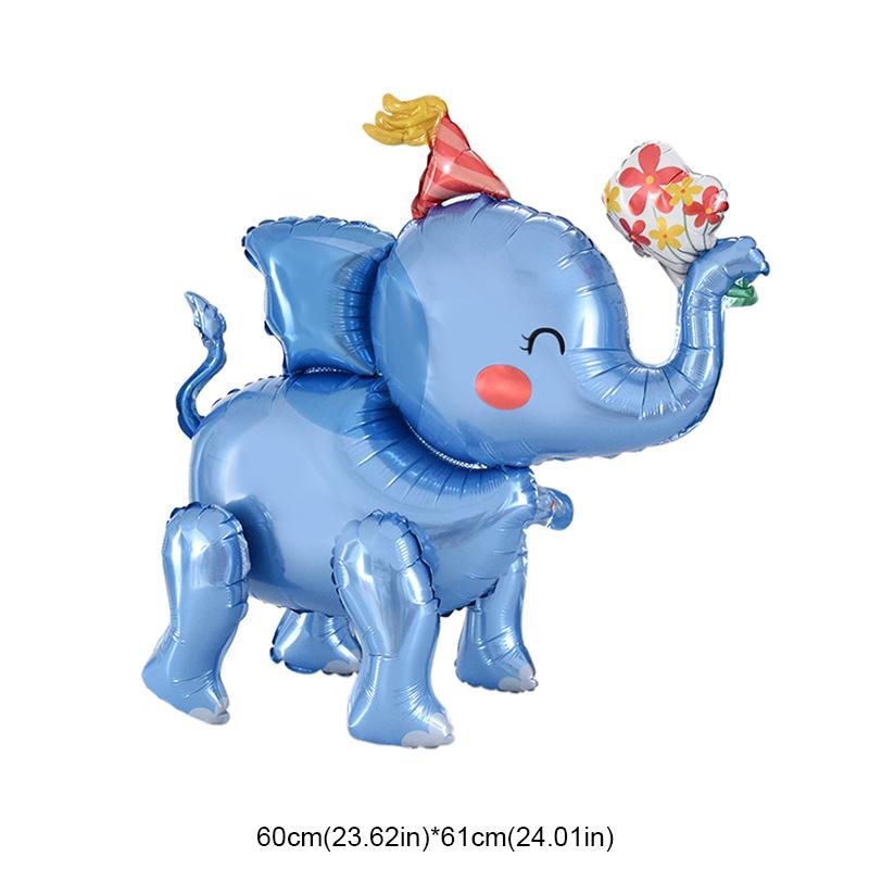 4D единорог фольгированные шары слон животное стенд воздушный шар для детей девочек единорог день рождения украшения принадлежности для детского душа