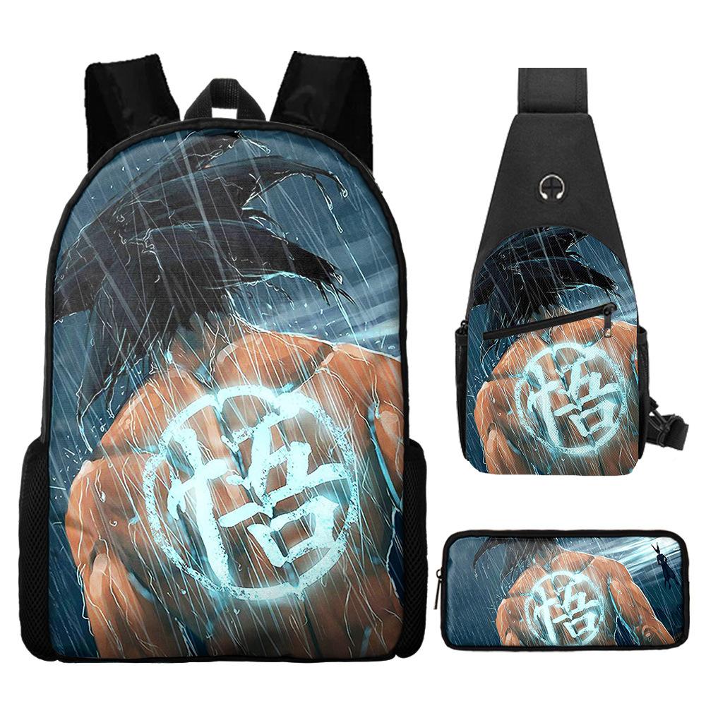Dragon Ball Dragon Ball Backpack Primary And Secondary School Schoolbag Shoulder Bag Satchel Pencil Case