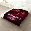 Game Alan Wake Throw Flannel Throw Blanket: Soft Kid-Friendly Warm Anti-Static All Season Washable Couch Bed Home