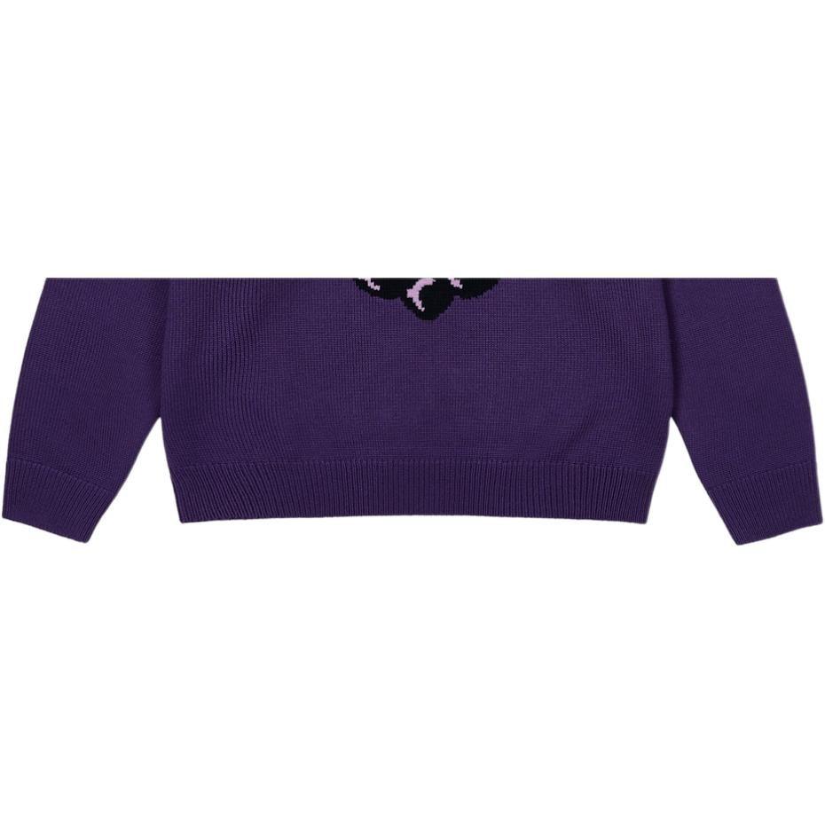 Palace Свитер унисекс FW24 Фиолетовый P27KW005