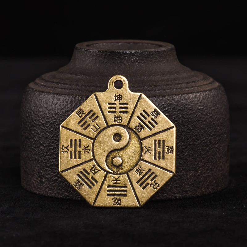 Фэн-шуй, китайский брелок-сплетник с бронзовым зеркалом, сплетни