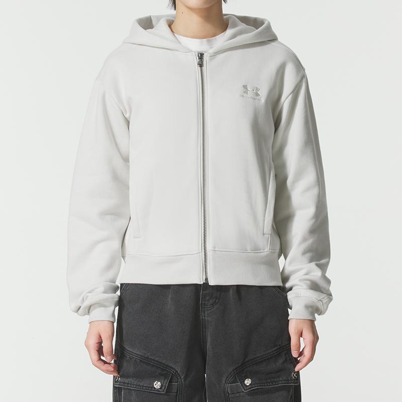 Under Armour Икона Удобный Модный Повседневный Универсальный Однотонный Свитшот Женский свитшот 6003674-110