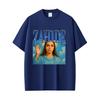 Singer Zahide Jesus Funny Graphic T Shirts Men Women Fashion Casual Cotton Short Sleeve T-shirts Y2k Gothic Cotton Oversized T-shirts
