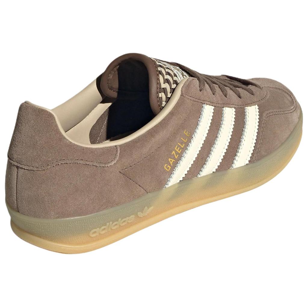 Women's Sneakers Adidas Originals GAZELLE INDOOR German Army Trainers Women's Stratum Dark Earthy Brown/Jade