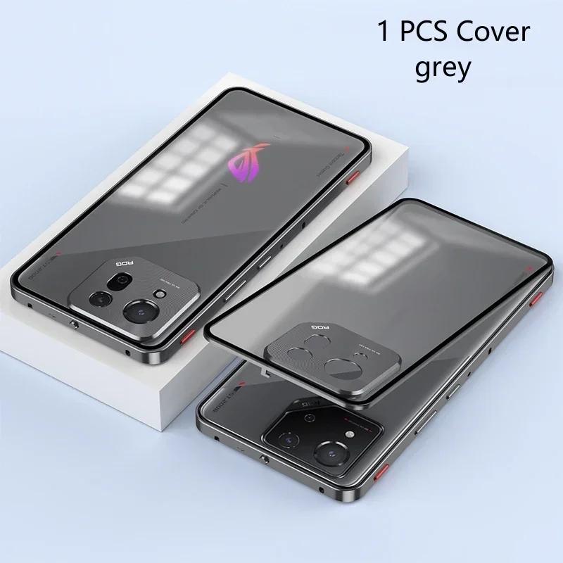Для Magsafe Магнитный полупрозрачный матовый чехол для ASUS ROG Phone 9 Pro Металлическая защитная задняя крышка объектива камеры для ROG Phone9 9pro