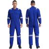 Mens Unisex Cotton Work Overalls One-piece Jumpsuit Dustproof Workshop Uniforms Dungarees Multi-pocket Coveralls Work Wear