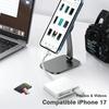 3 in 2 OTG Card Reader Type-C Lightning to SD/TF/USB Memory Card Adapter For Laptops iPhone 17 Multi-Function Smart Card Reader 3