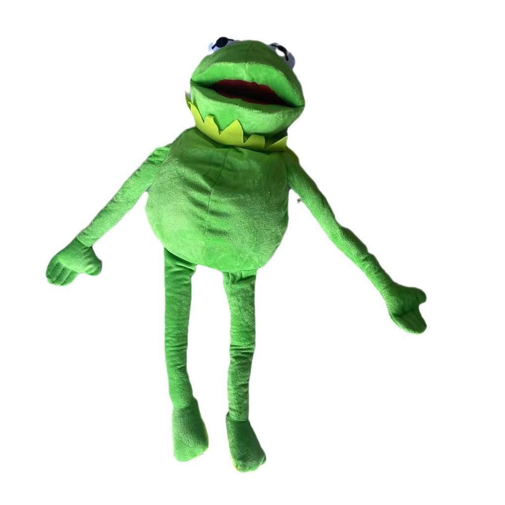 В наличии плюшевая кукла-перчатка Лягушонок Кермит - Мультяшная игрушка Улица Сезам